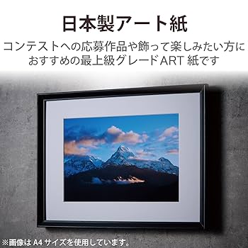 Amazon.co.jp: エレコム 写真用紙 プリンター用紙 2L判 20枚